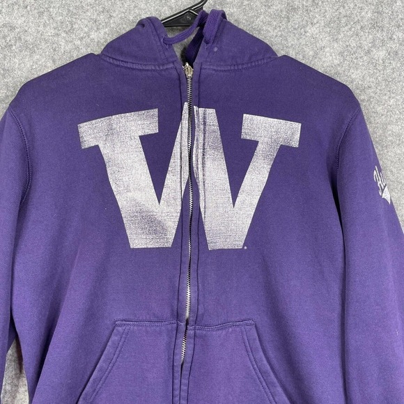 Jones & Mitchell Full Zip Hoodie University of Washington UW Logo Size Medium - Picture 2 of 8
